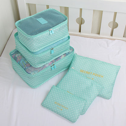 Clothes storage bag set of 6