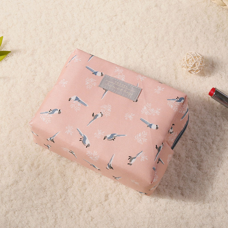 New Travel Wash Bag waterproof fashion cotton make-up package South Korea Mini cute cosmetics receipt wholesale