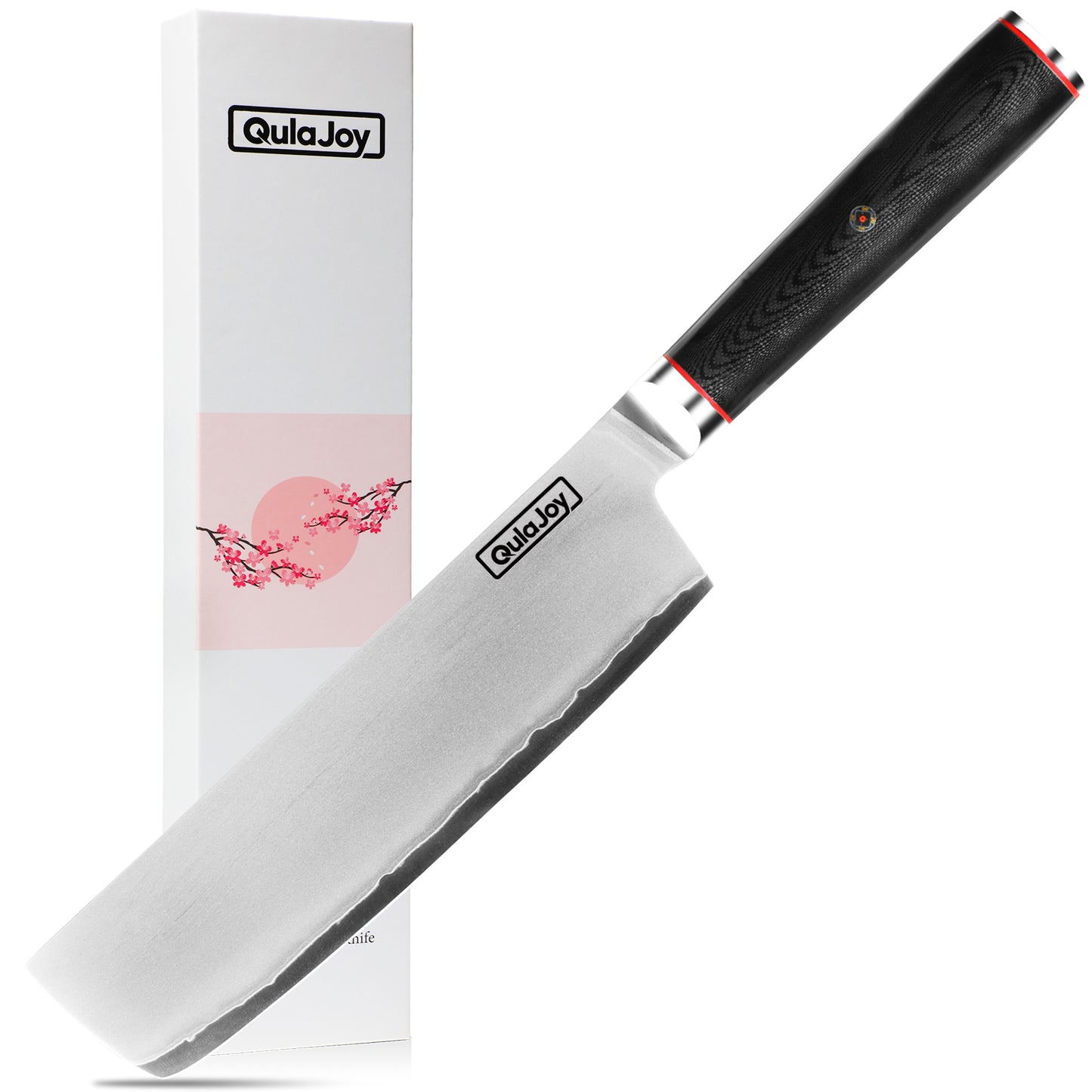 Qulajoy VG10 Chef Knife, Japanese 10Cr15MoV Steel Chefs Knives, Slicing Knife For Meat Vegetable