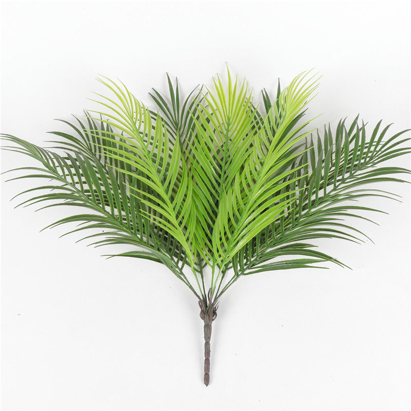 Palm tree leaf plant simulation plastic green plant