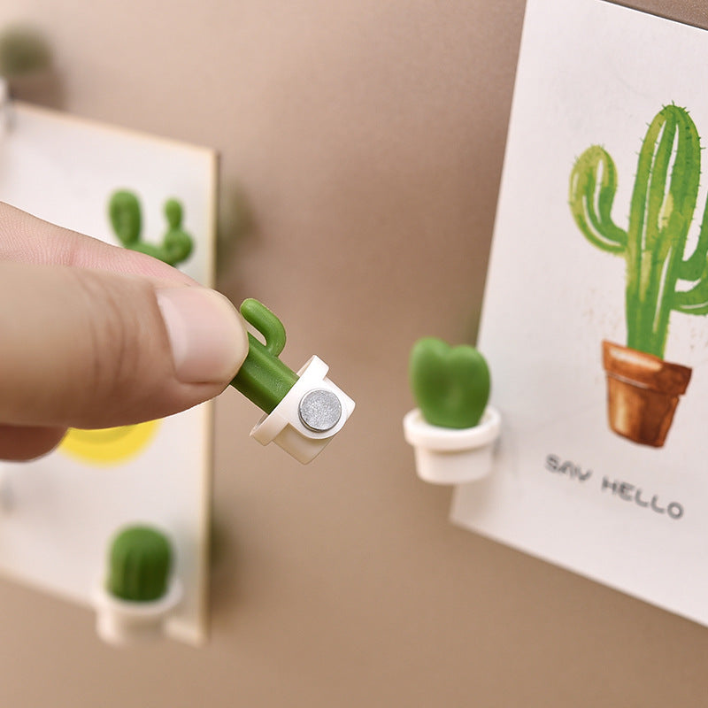 Cactus refrigerator sticker