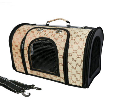 Pet dog backpack dog out portable folding bag breathable gas travel bag cat bag dog supplies