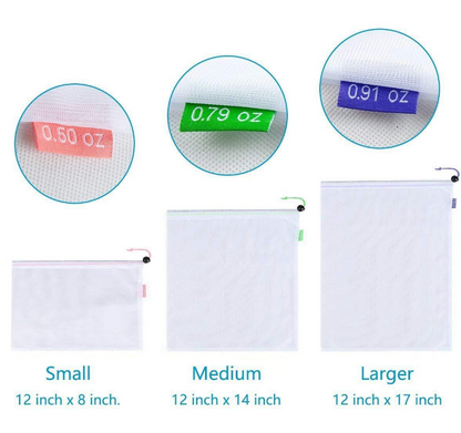 Fruit and vegetable multi-functional splicing beam mouth mesh bag suit combination