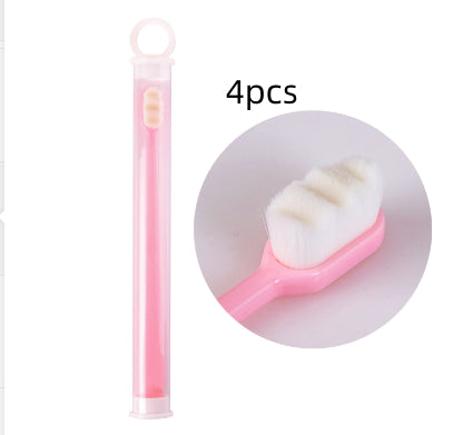 Ultra-fine Toothbrush Super Soft Bristle Deep Cleaning Brush Portable For Oral Care Tools Teeth Care Oral Cleaning Travel