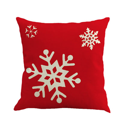 Christmas series linen pillowcase