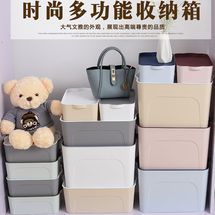 Creative underwear storage box, plastic bra, underwear box, wardrobe finishing box, desktop size collection package