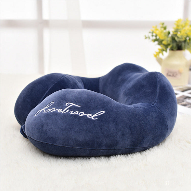 Custom Creative U Travel Pillow Shaped Plane Travel Sambo U-shaped Pillow Neck Pillow Neck Guard Spot Wholesale