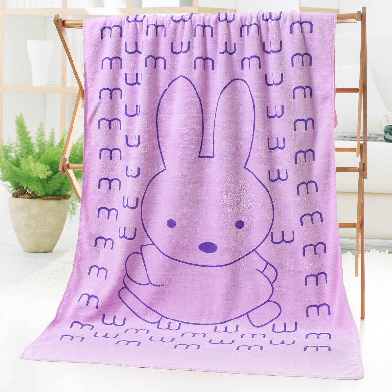 Bath towel beach towel cartoon print