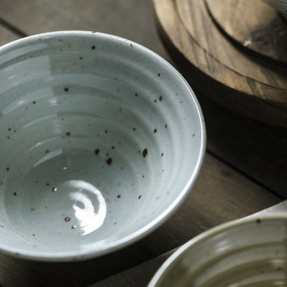 Household Kitchen Simple Stoneware Tableware Bowl