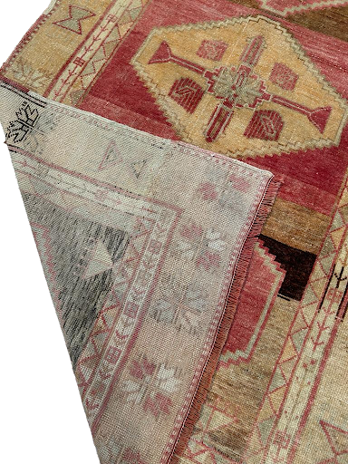 Authentic Anatolian Handmade Rug - Traditional Turkish Wool Carpets for Timeless Elegance