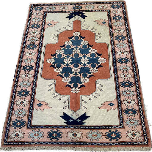 Authentic Anatolian Handmade Rug - Traditional Turkish Wool Carpets for Timeless Elegance