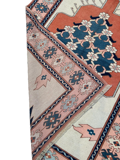 Authentic Anatolian Handmade Rug - Traditional Turkish Wool Carpets for Timeless Elegance