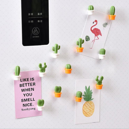 Cactus refrigerator sticker