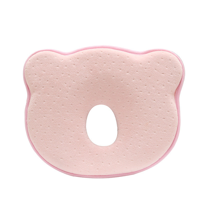 Newborn Infant Anti Roll Pillow Prevent  Flat Head Neck Pillow