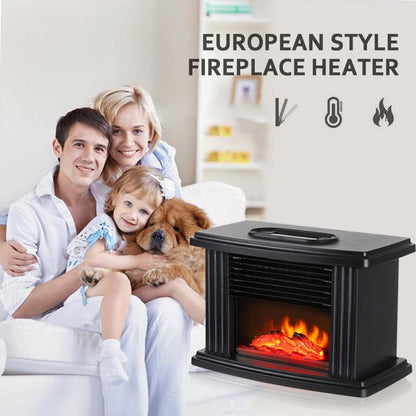 Electric Fireplace Heater LED Flame Effect Stove