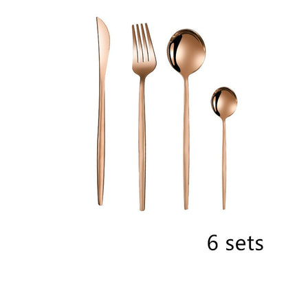 tableware stainless steel spoon set