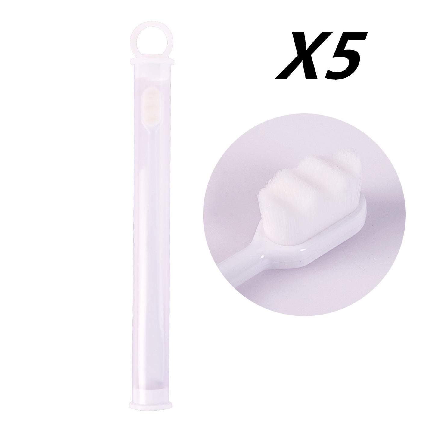 Ultra-fine Toothbrush Super Soft Bristle Deep Cleaning Brush Portable For Oral Care Tools Teeth Care Oral Cleaning Travel