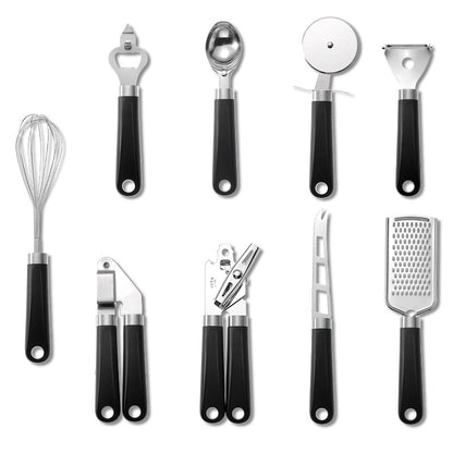 Creative Plastic Handle Stainless Steel Kitchen Utensils