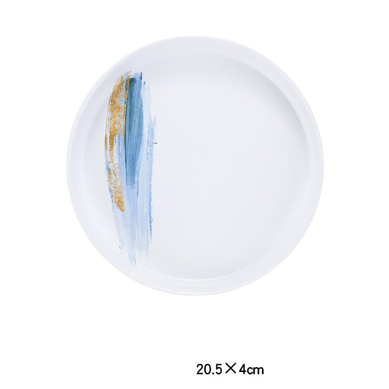 Nordic Personality Simple Ceramic Flat Plate