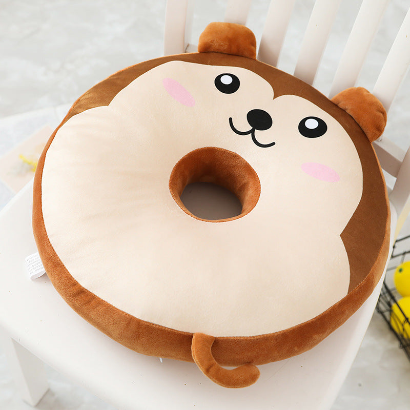 Donut cushion pillow cute back