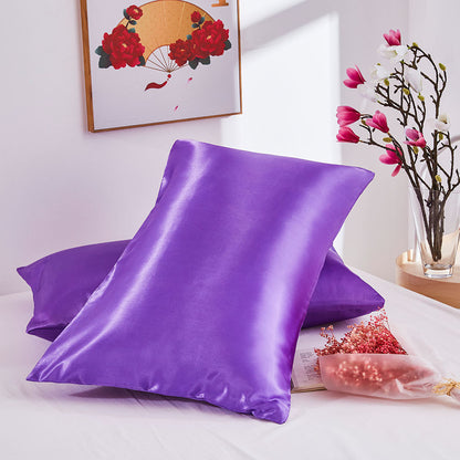 Silk double pillowcase