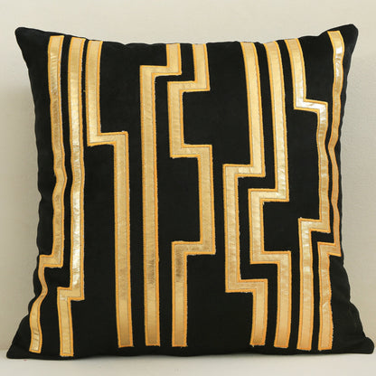 Dutch velvet gilded pillow case