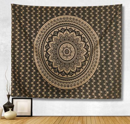 Tapestry Bedroom Hanging Cloth Mandala Flower Digital Printing Amazon Home Mural Curtain