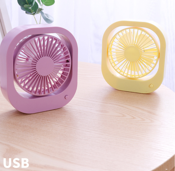 USB Desk Fan Portable Desktop Table Fan With 2 Speed