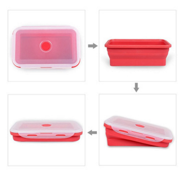 Folding lunch box