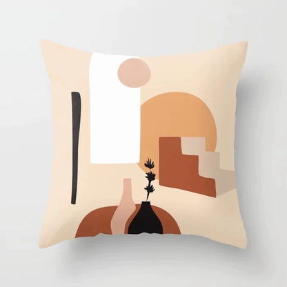 Abstract geometric portrait pillowcase home sofa cushion pillow cushion cover