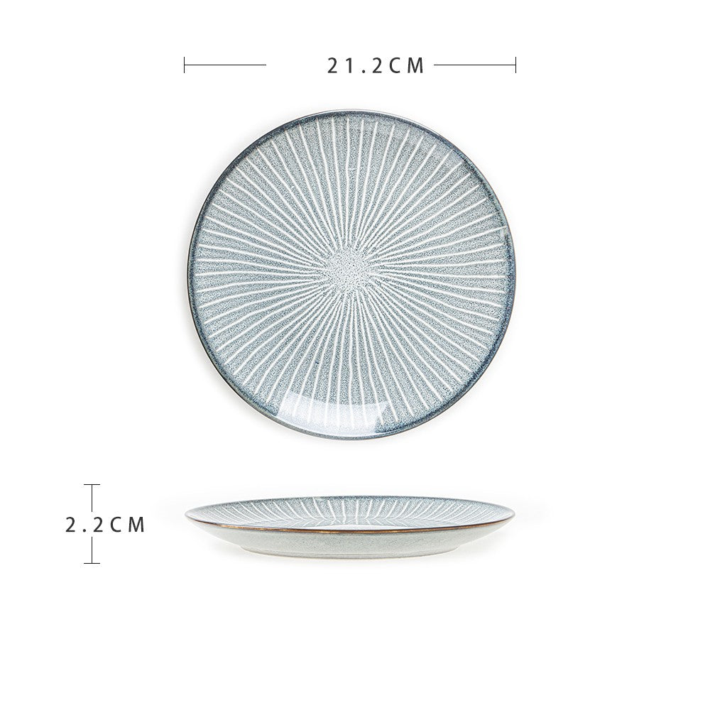 Beautiful Ceramic Dinner Plate Advanced Sense Of Micro Flaw