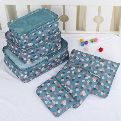 Clothes storage bag set of 6