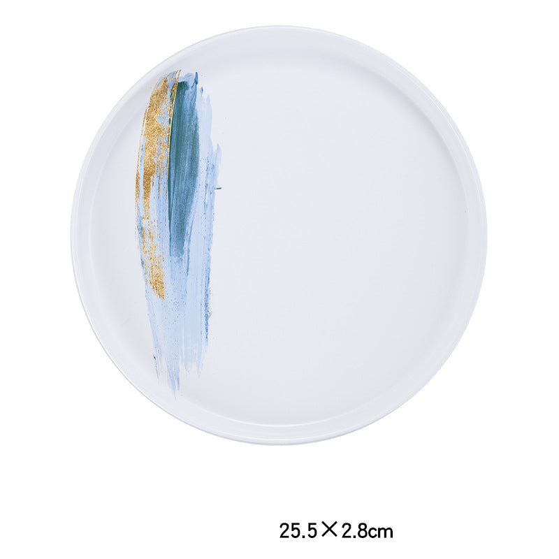 Nordic Personality Simple Ceramic Flat Plate