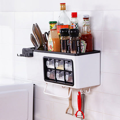 Multifunctional wall-mounted home storage jar