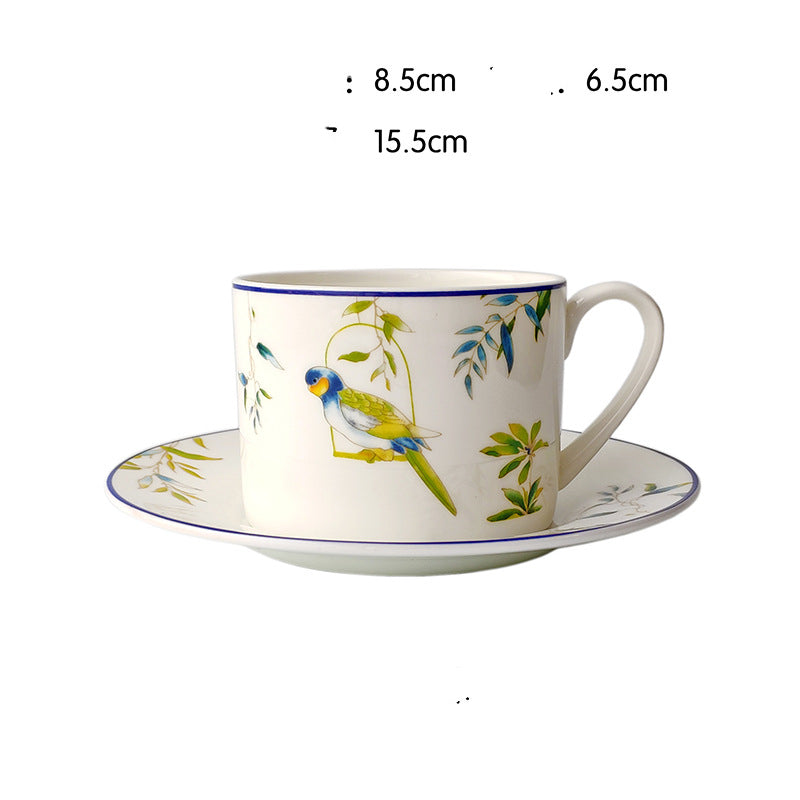 Parrot bone china tableware set