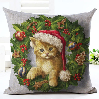 Cartoon christmas pillow pillow