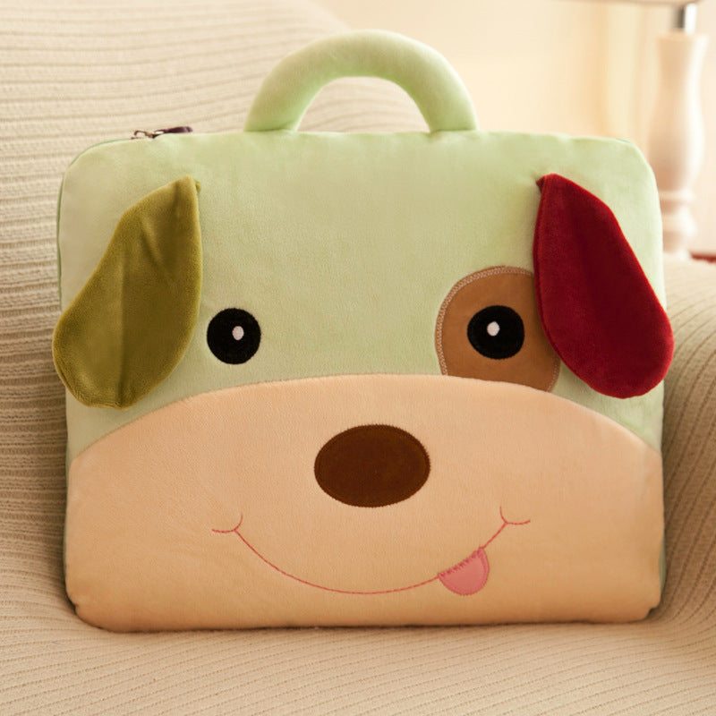 Functional Cartoon Folding Pillow Nap Blanket