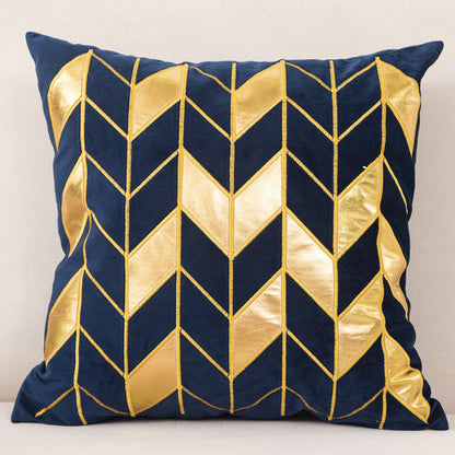 Dutch velvet gilded pillow case