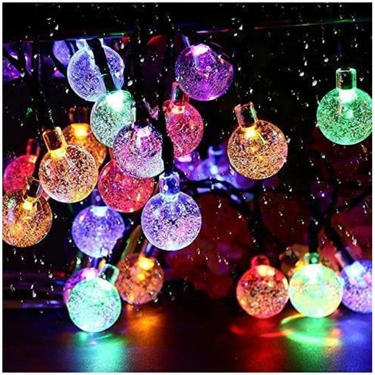 Upgraded Solar Bubble Ball Light String With 8 Different Modes