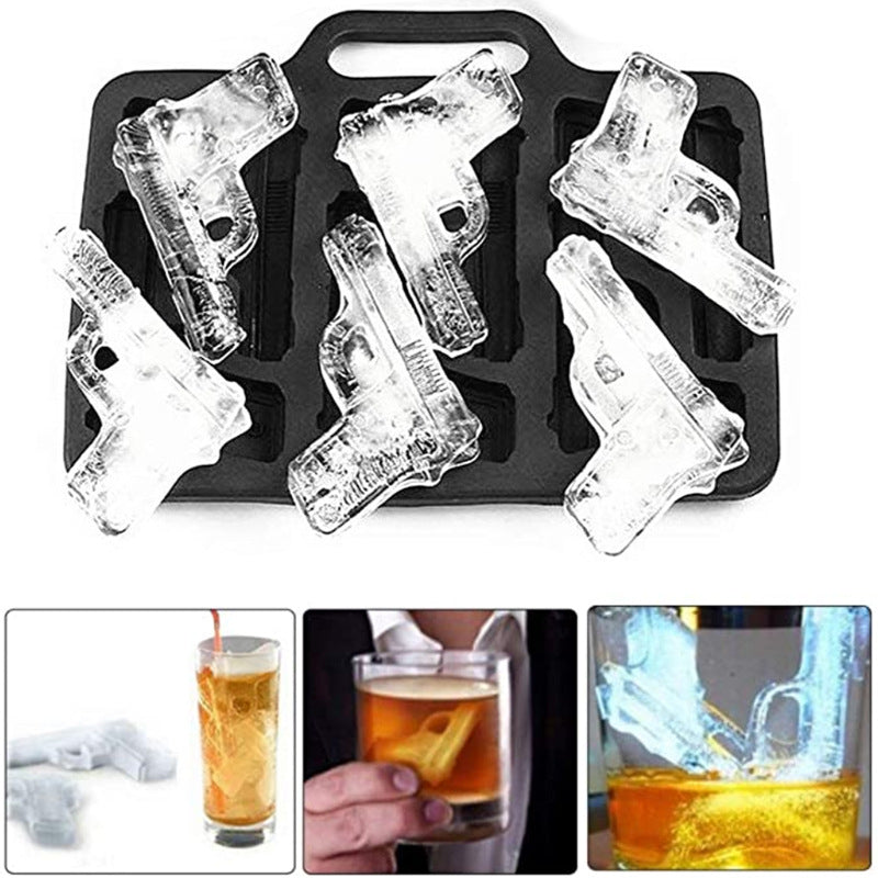 Creative 3D Skull Mold Ice Cube Tray Silicone Mold Soap Candle Moulds Sugar Craft Tools Bakeware Chocolate Moulds