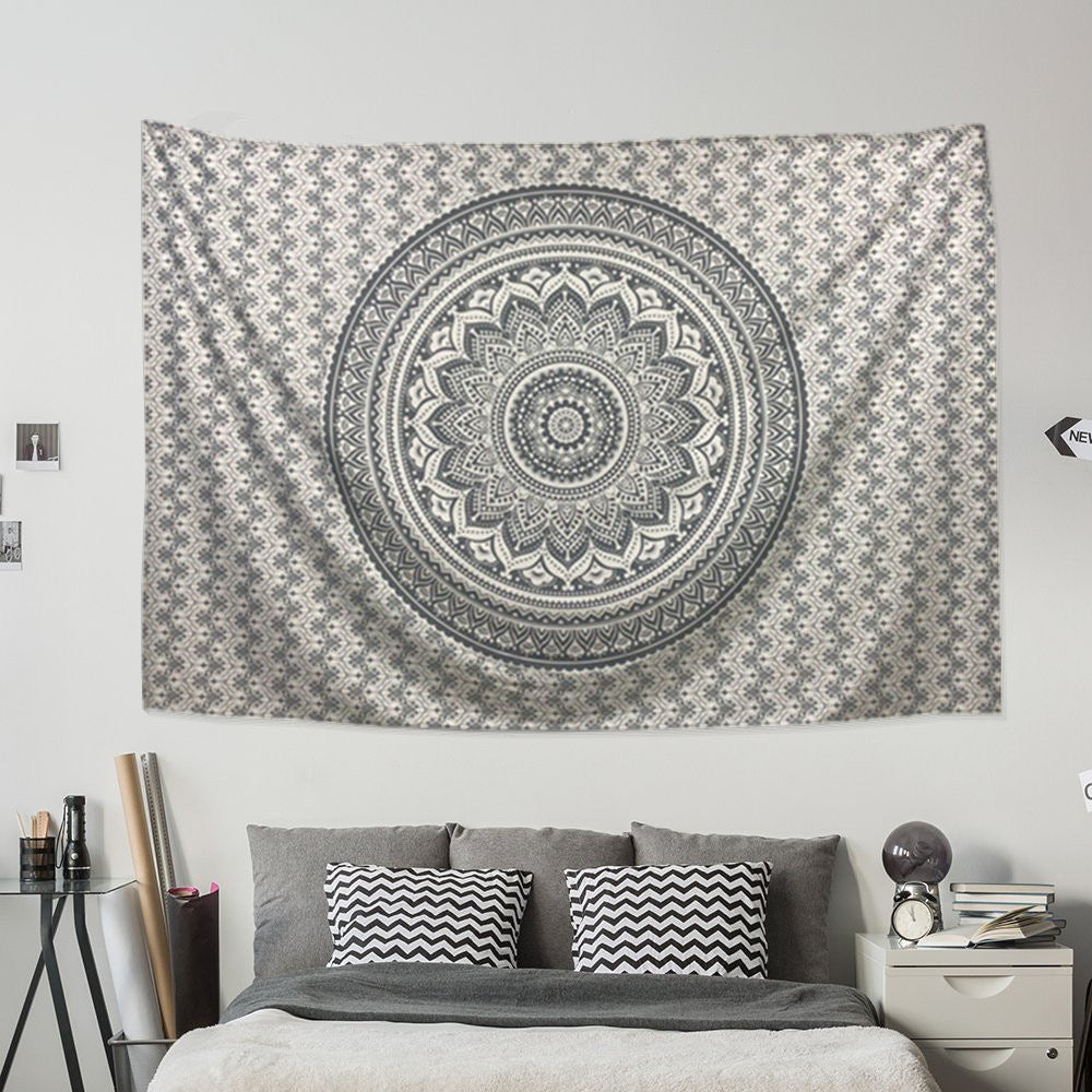 Tapestry Bedroom Hanging Cloth Mandala Flower Digital Printing Amazon Home Mural Curtain