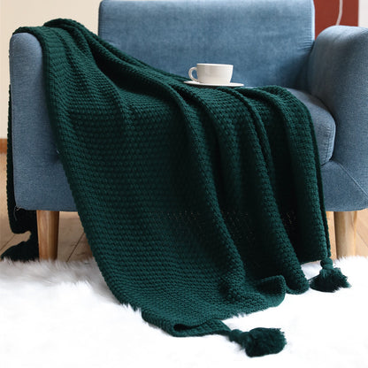 Sofa Knitted Office Air Conditioning Lunch Break Small Blanket