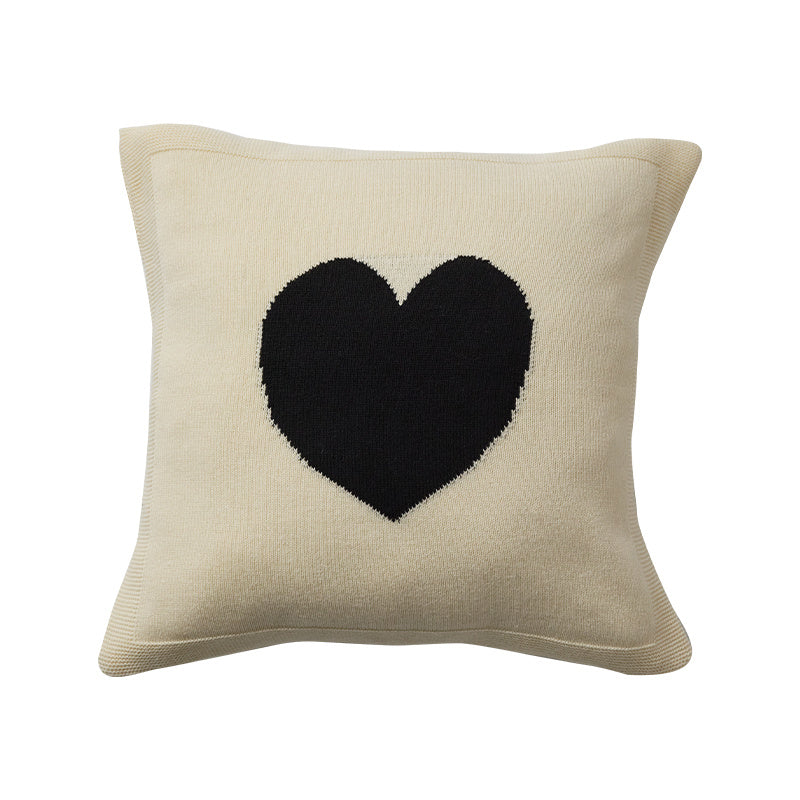 Cute Black And White Nordic Style Living Room Sofa Pillow Cushion With Core