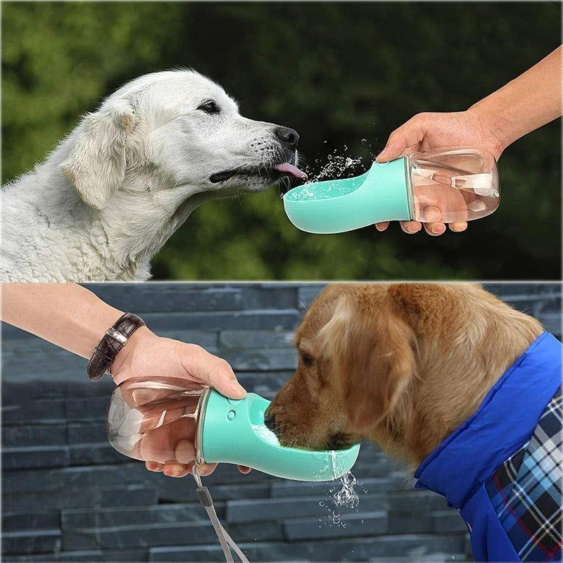 350 550ML Portable Pet Dog Water Bottle For Small Large Dogs Travel Puppy Cat Drinking Bowl Bull Dog Water Dispenser Feeder