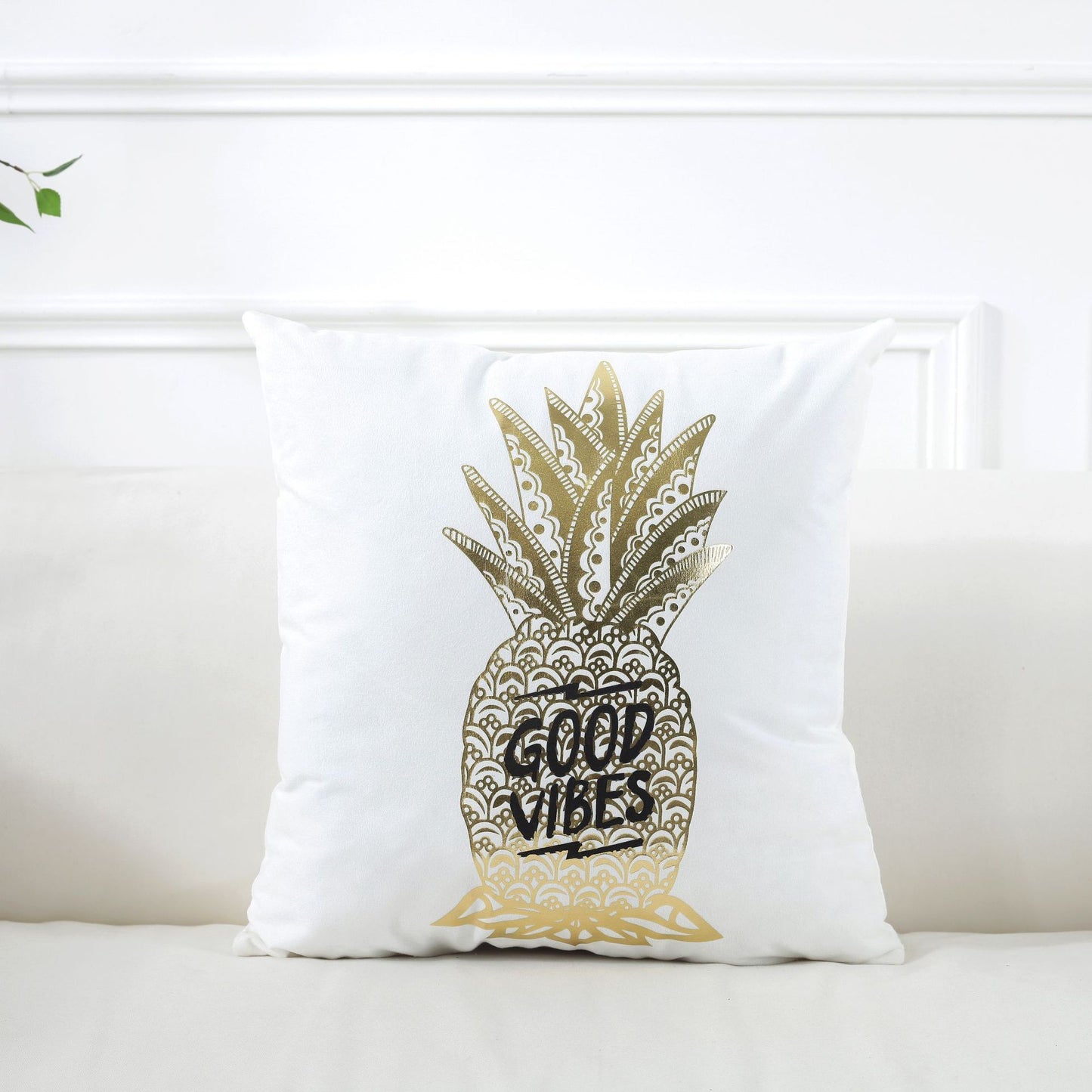 Gilding Pillow Cover Super Soft Home Cushion Cover