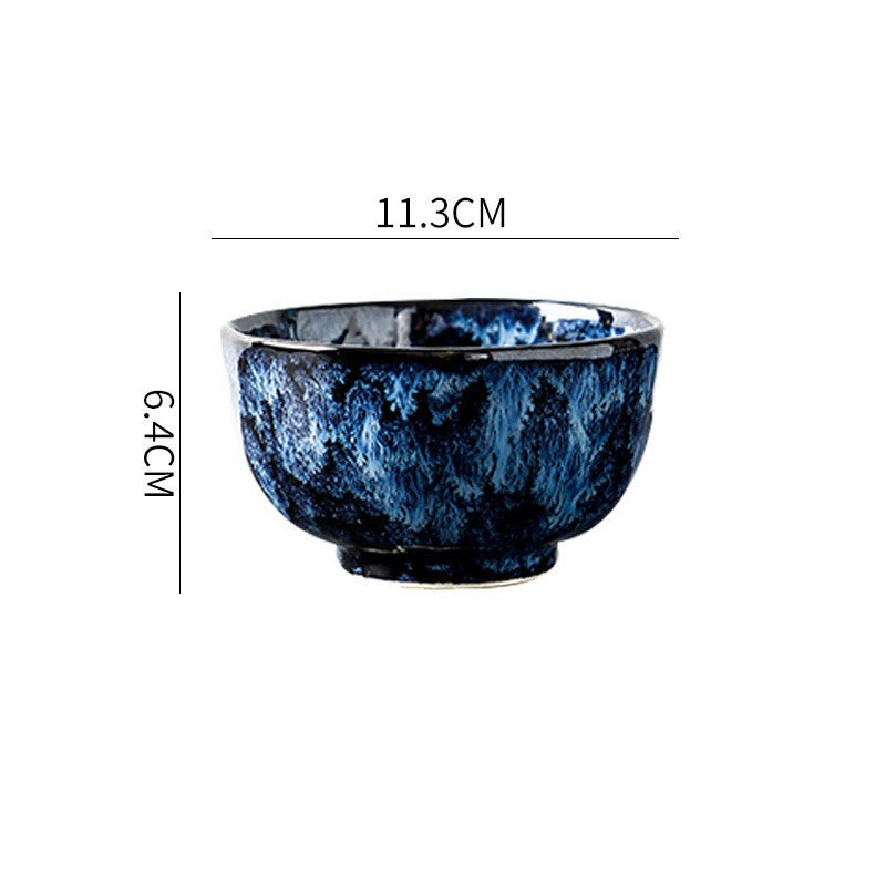 Blue Enchantress Tableware Set High-End Restaurant Plate Hotel Tableware