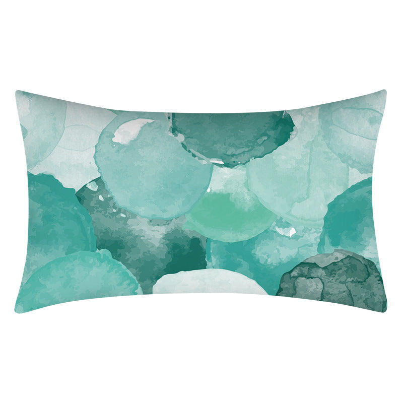 Teal Teal Home Decor Cushion Lumbar Pillowcase