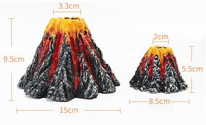 Aquarium fake volcano