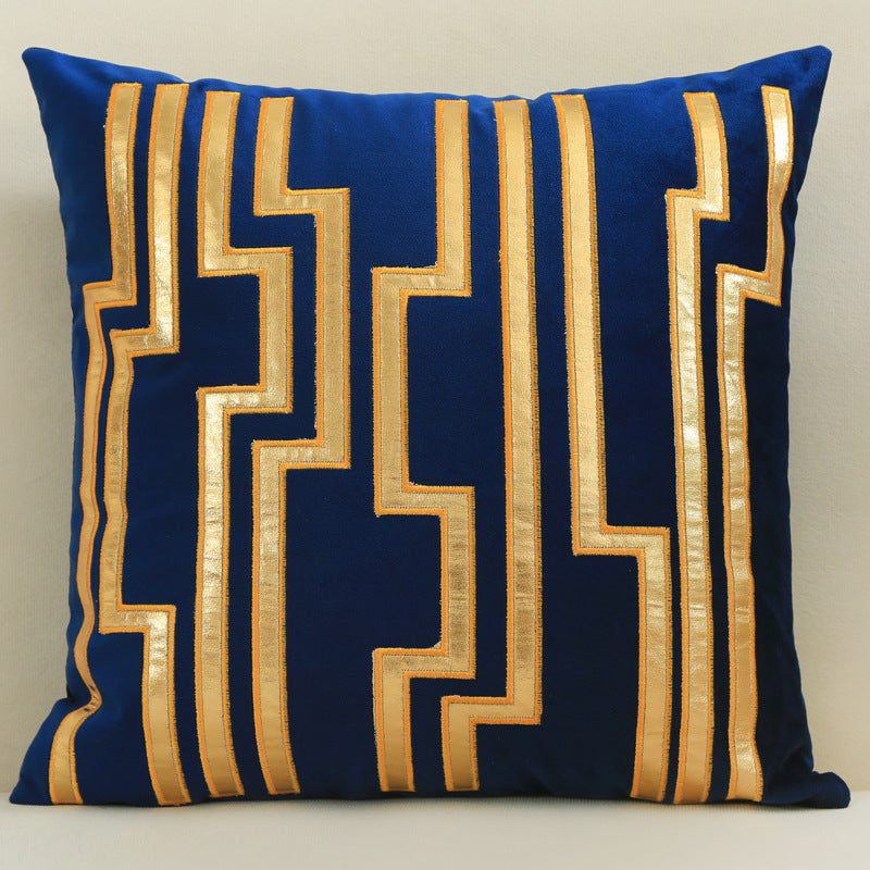 Dutch velvet gilded pillow case