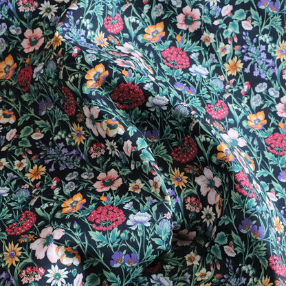 Black Bottom 80 LIBERTY Poplin High Count Cotton Fabric